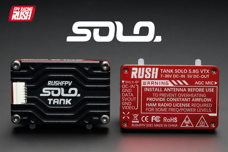 RUSHFPV 5.8G 아날로그 VTX SOLO 160 - Foxeer Reaper Extreme 2.5W Vtx 리뷰 및 가격