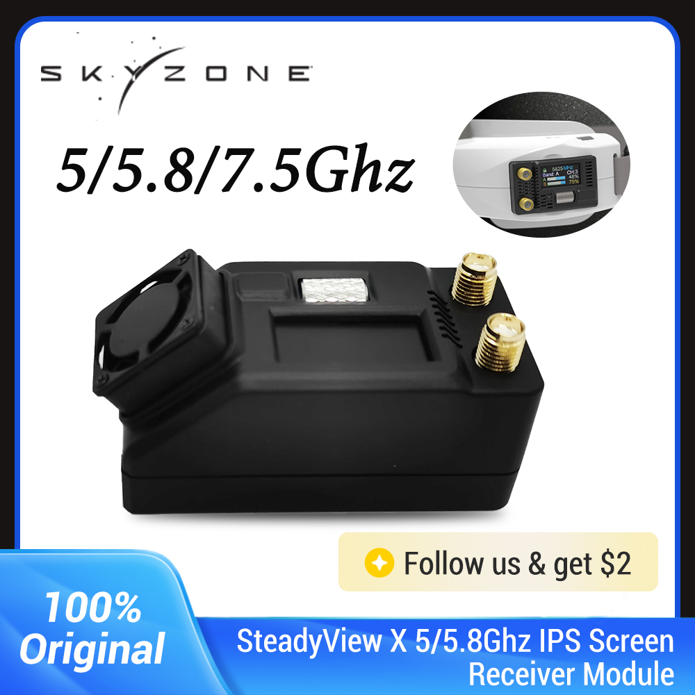 Skyzone SteadyView X IPS 스크린 리 - Skyzone Steadyview X Receiver Module 리뷰 및 가격